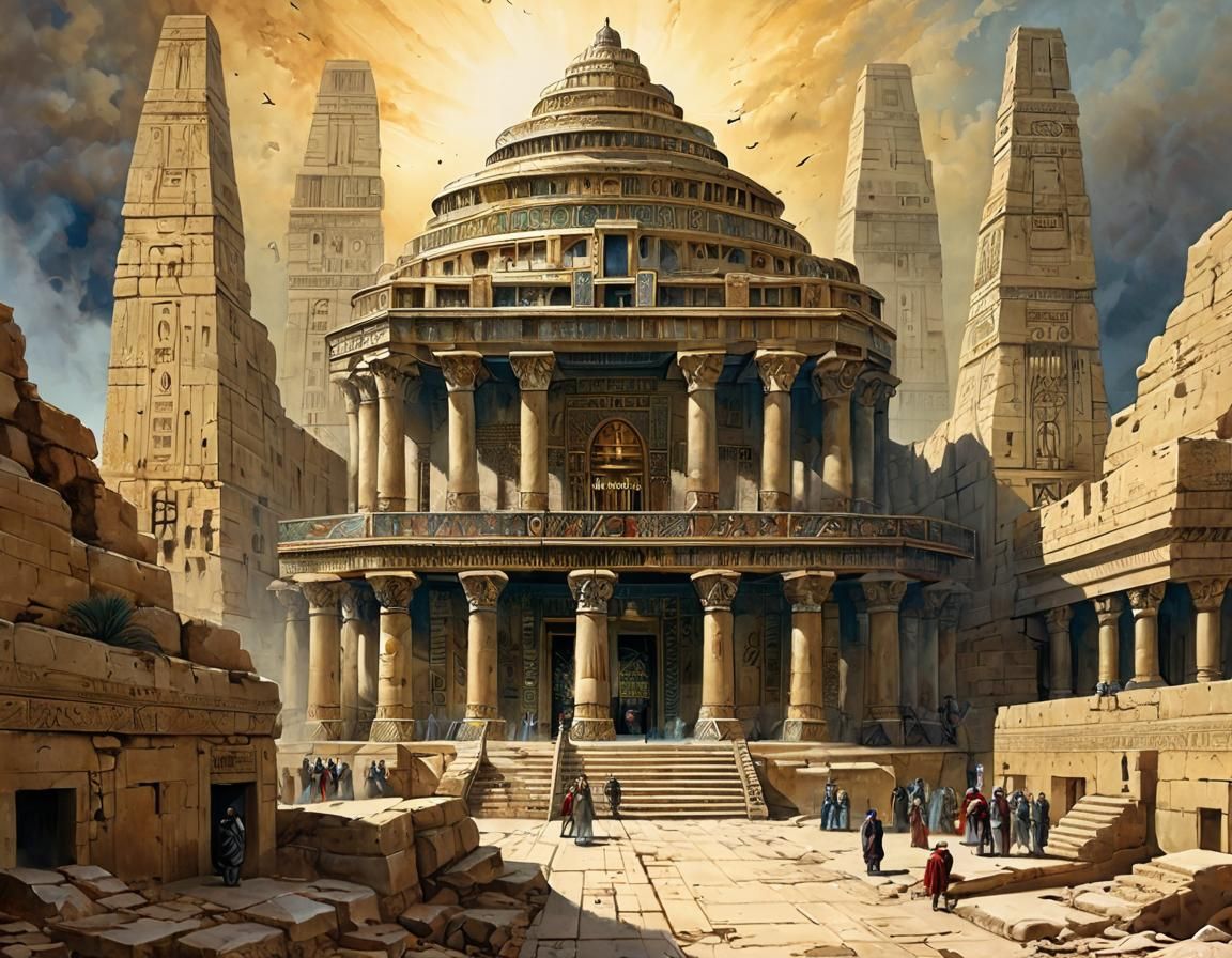 King Solomon's Temple: Mesopotamian Concept Art