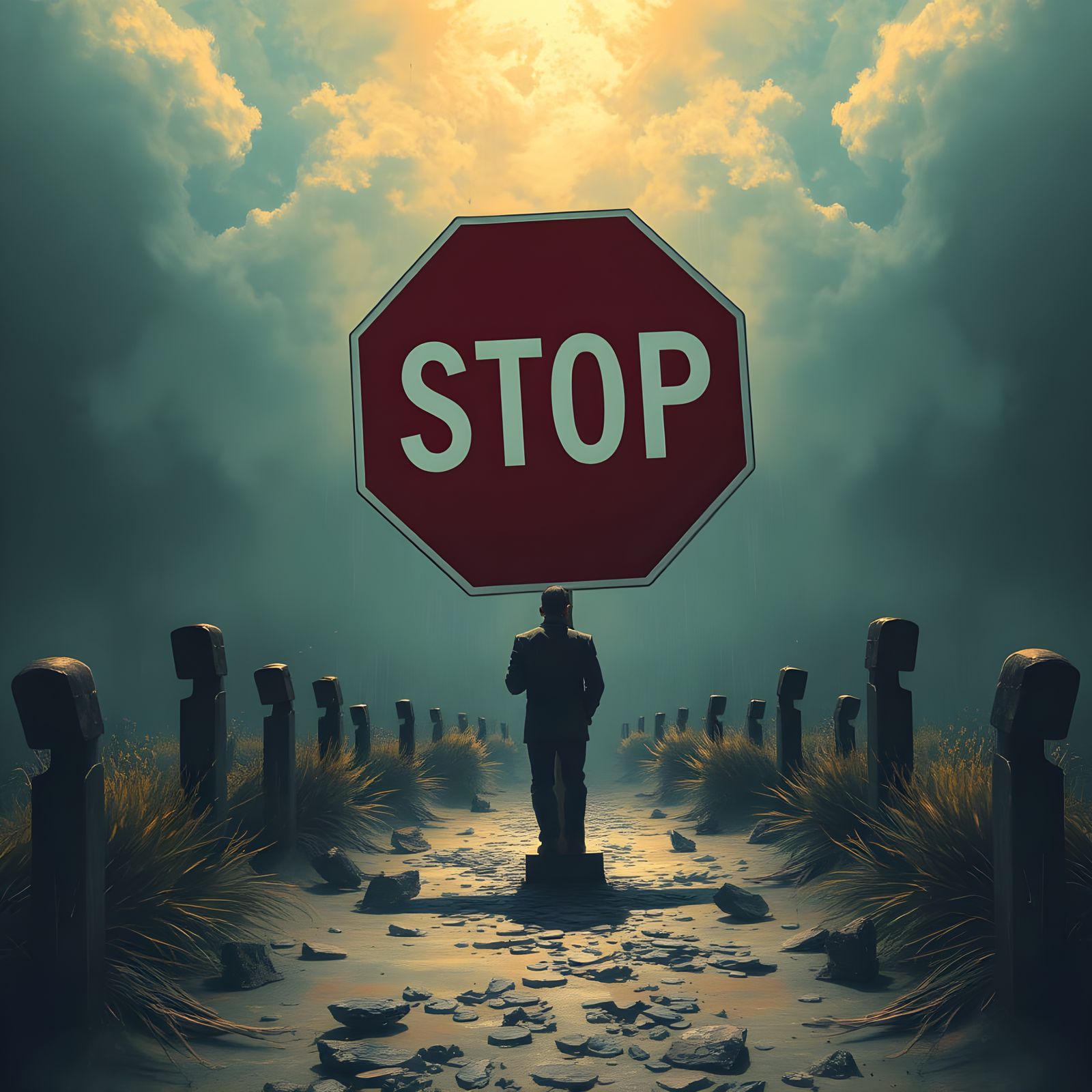 A Haunting Melancholy Skyline