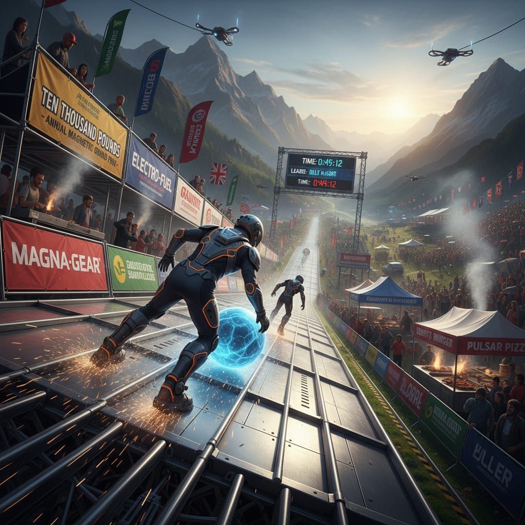 High-Speed Magnetic Ball Race Competition