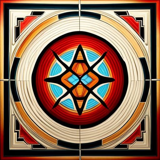 Abstract Micmac Artistry: A Modern Interpretation