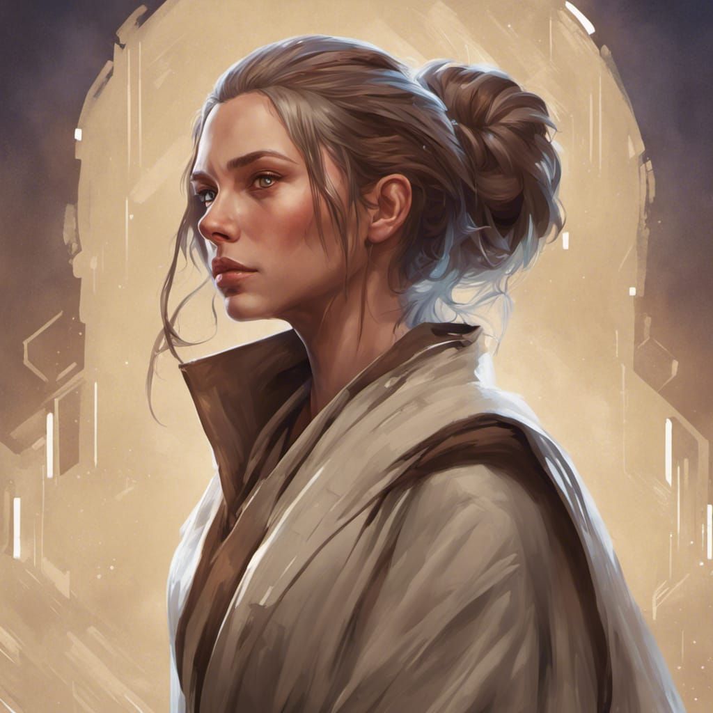 Star Wars Jedi Master Portrait in 8k Resolution