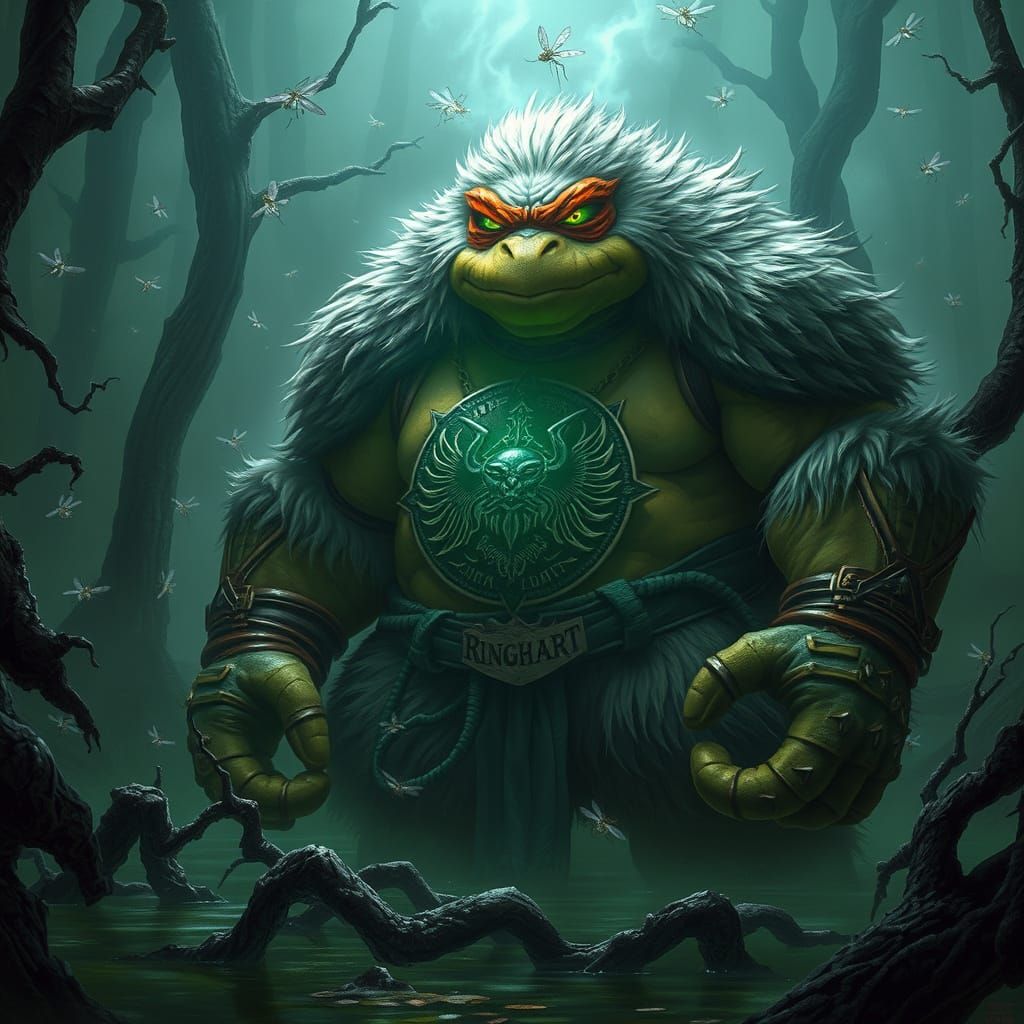 Mystical Ninja Turtle in Swamp Armor