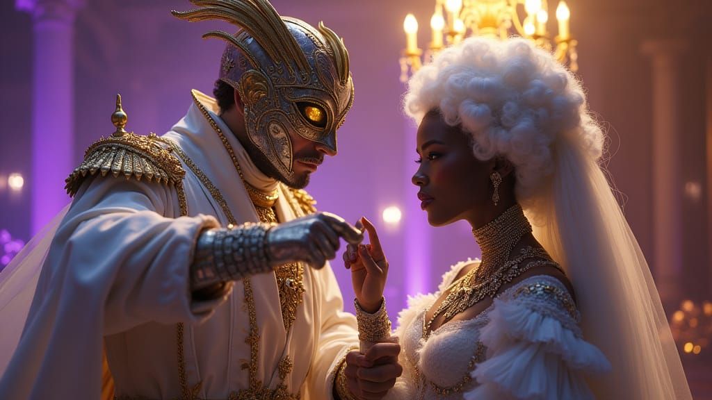 Baroque Hero Swings to Rescue in Dark Fantasy