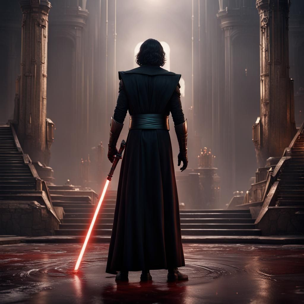 Loki as Kylo Ren: Detailed Matte Painting