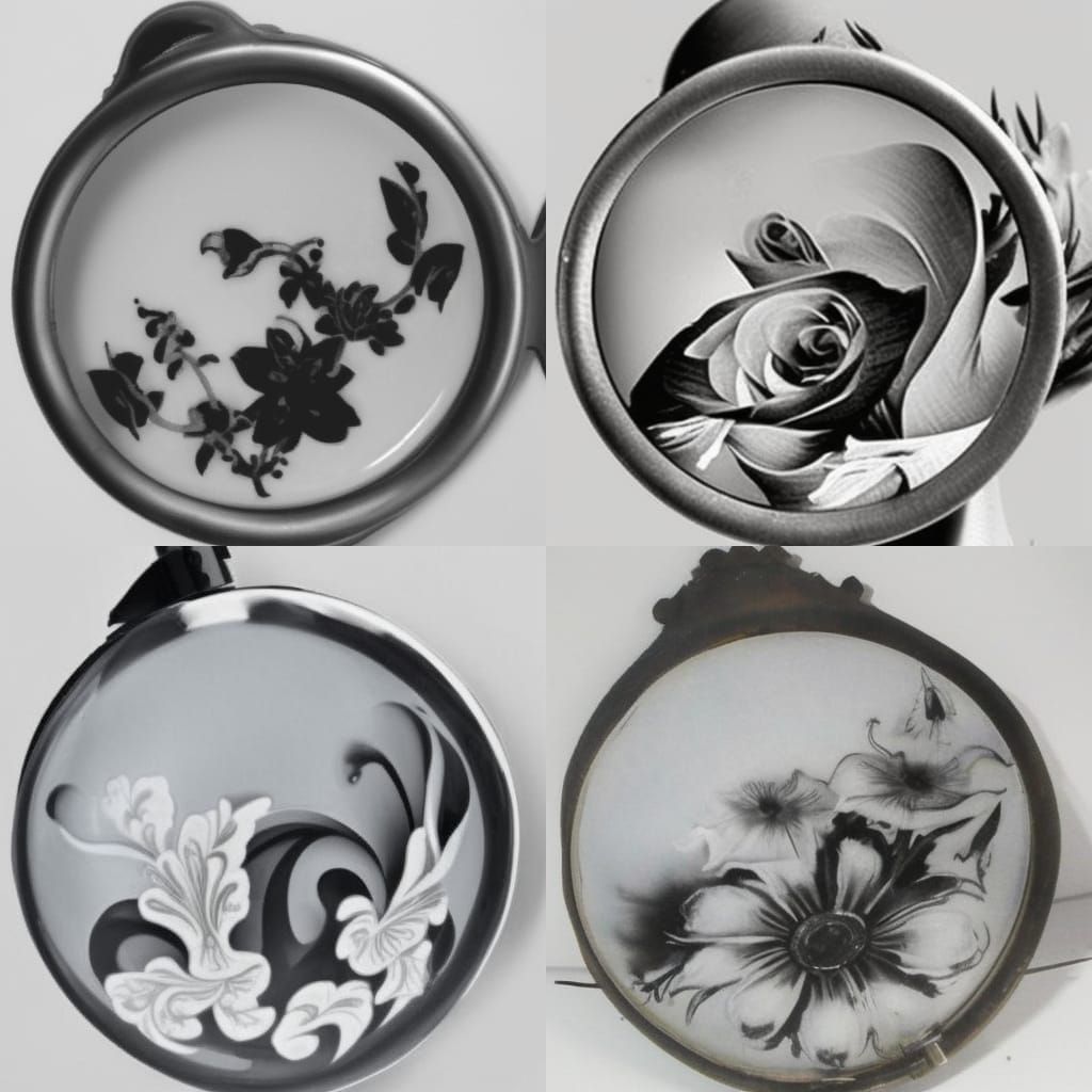 Oiled Mechanistic Floral: A Gloomy Enigma