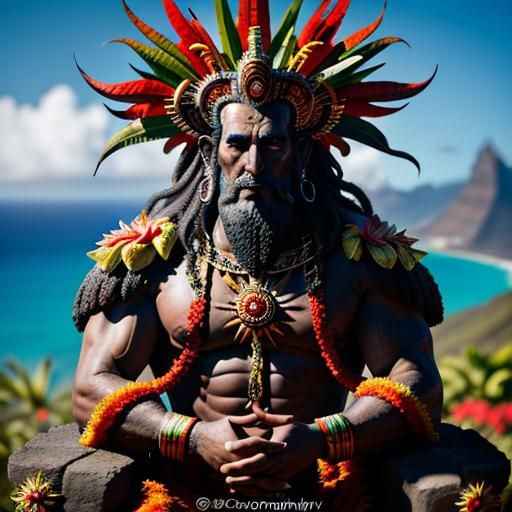 Achamán, Supreme God of the Guanches, Tenerife