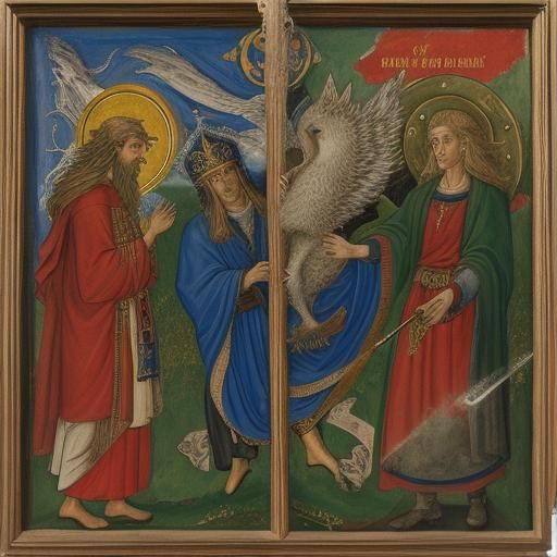 Hedgehog Defies Divine Wrath: Expressionist Mezuzah Feast