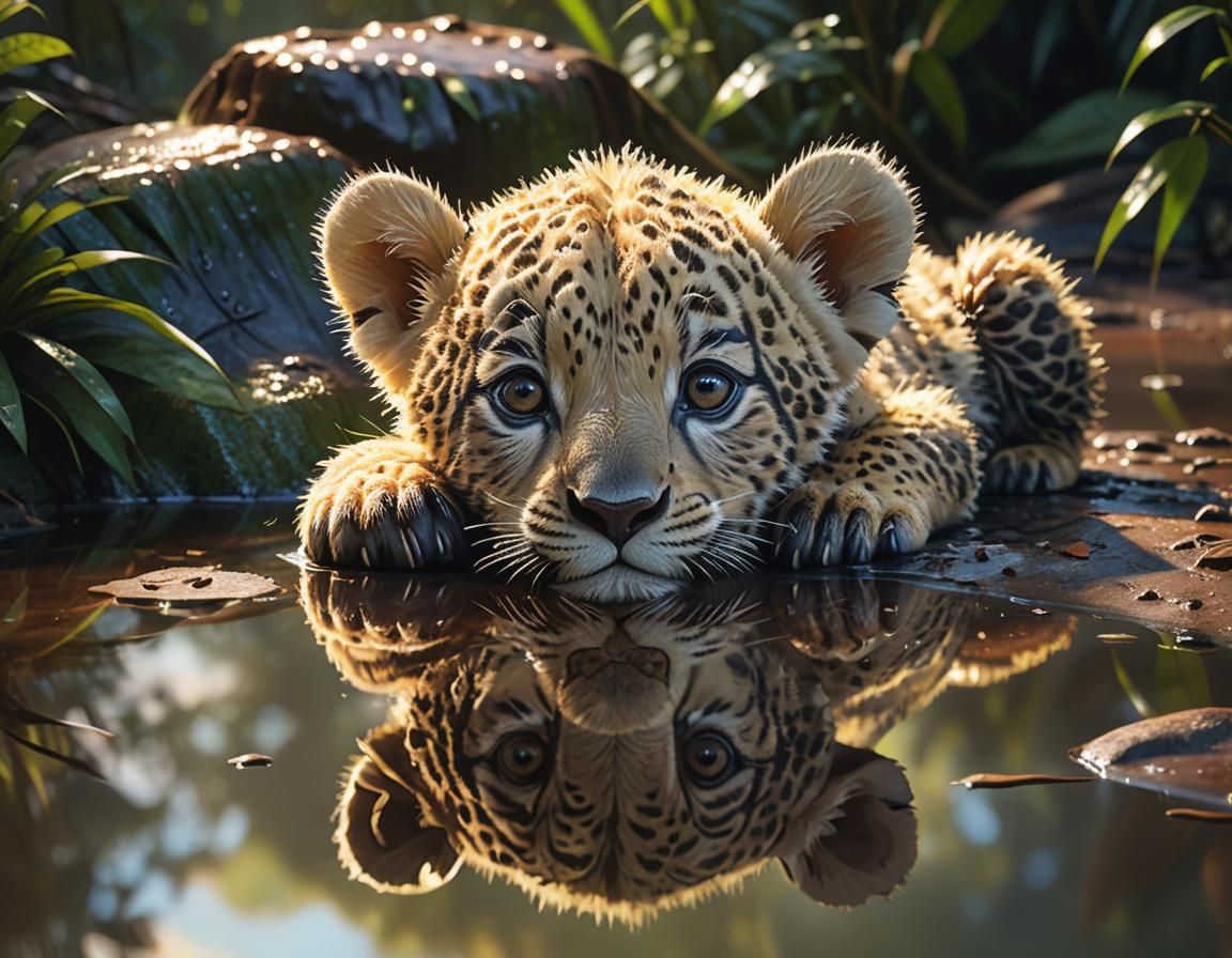 Jaguar cub