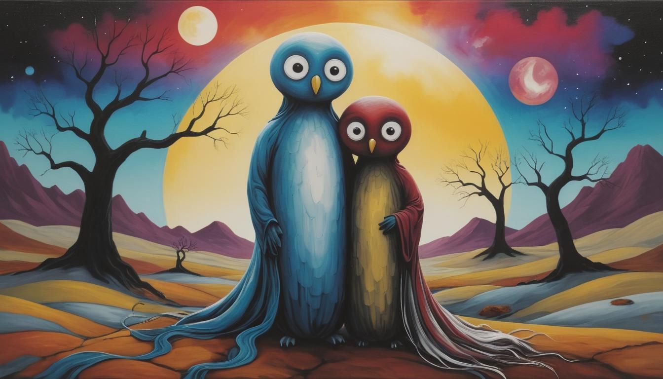 Minimalist Black and White AI Art