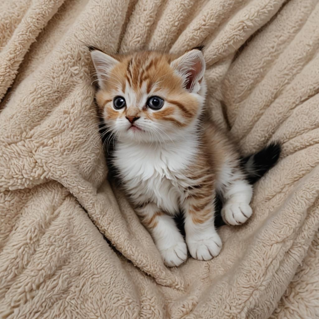 Soft Cute Kitten: An Adorable Portrait