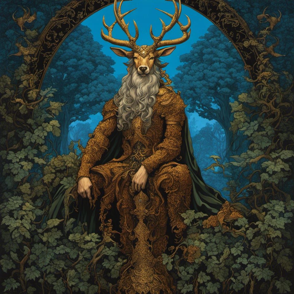 Cernunnos: Gaelic God of the Wilds, Neo-Gothic Style