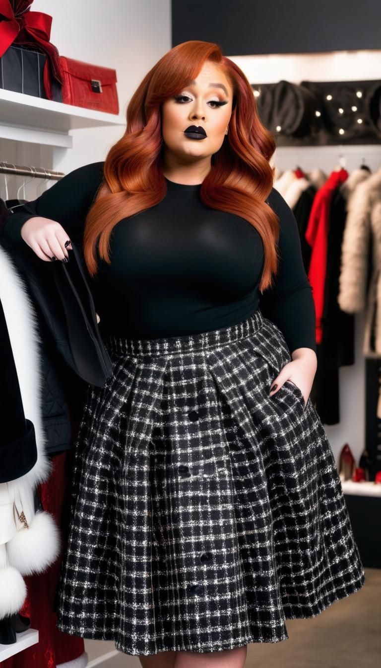 Luxurious Christmas Fashion Inspiration in a Futuristic Bout...