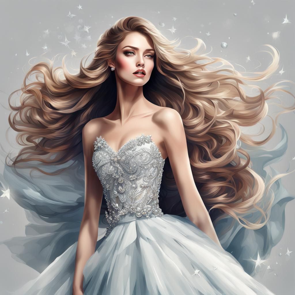 Glamorous Woman in Fashion Photography Style