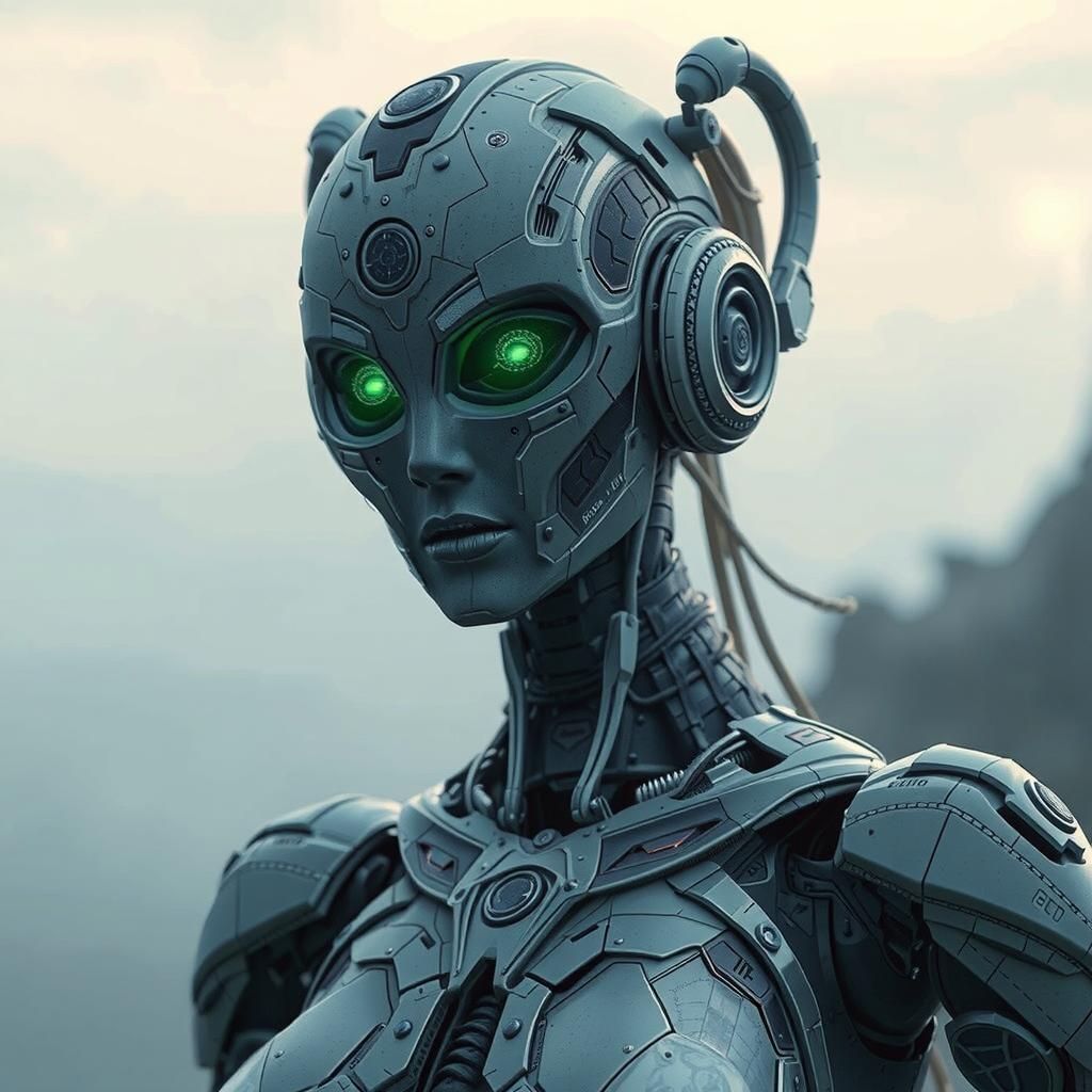 Female Borg Drone in Sci-Fi Fantasy Theme