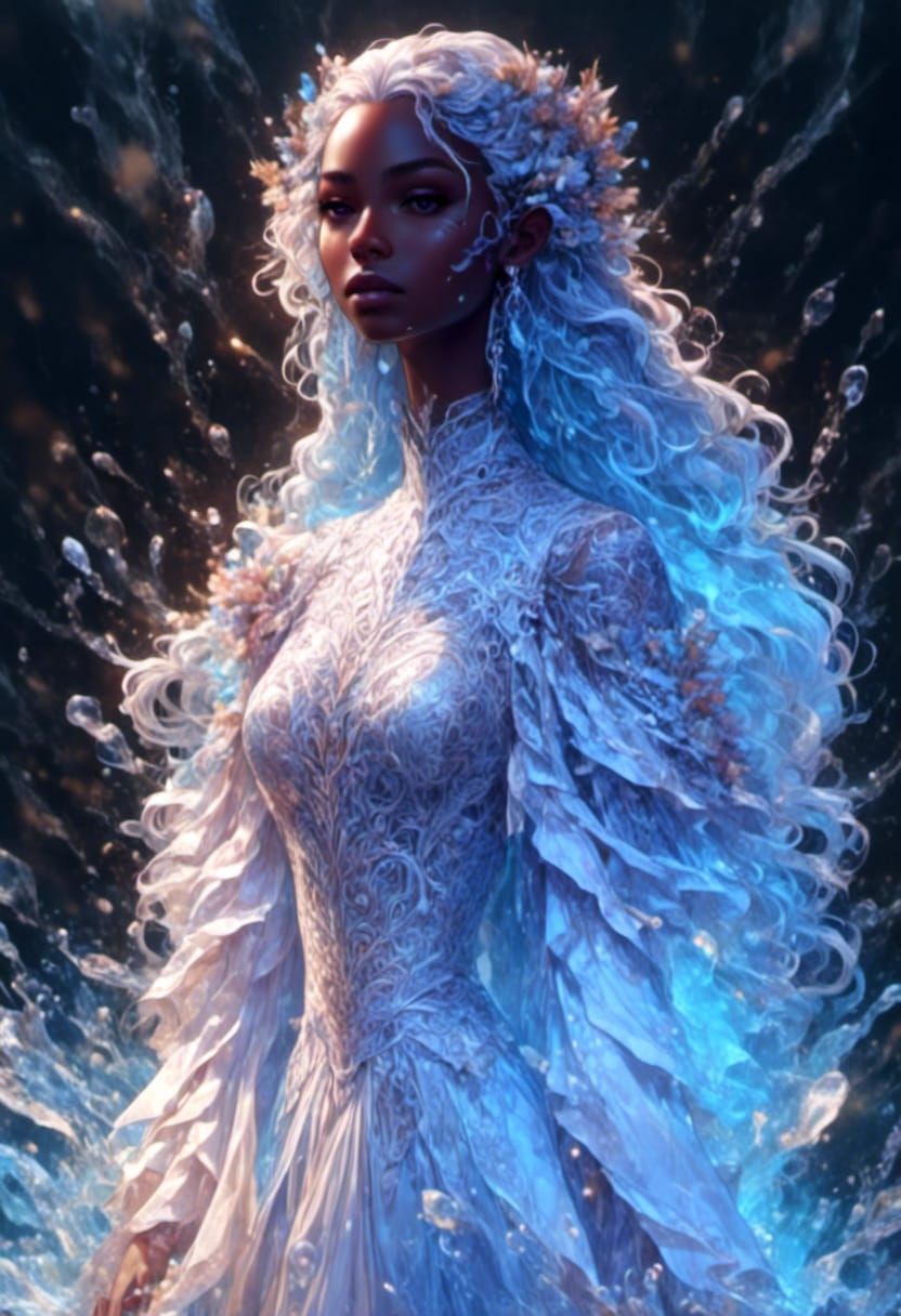 Sea Elf Transformation with Water Magic