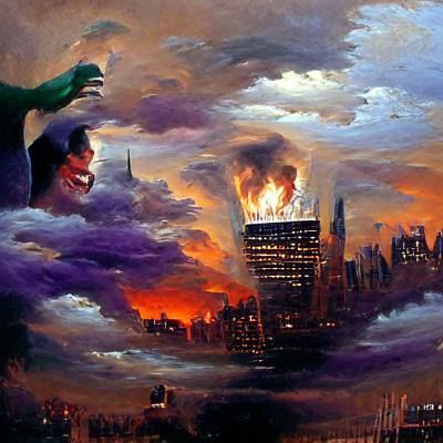 Infernal Gotham: Joker's Laughter Burns New York