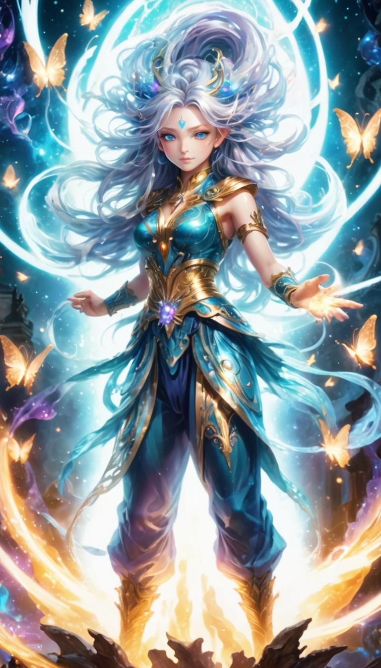 Beautiful Anime Magical Warrior