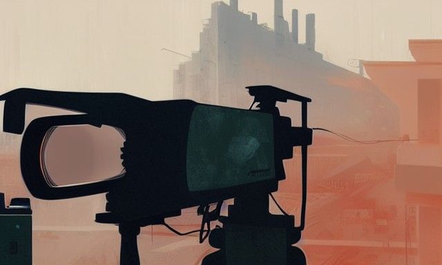 Antique CIA Surveillance Camera in Motel Room