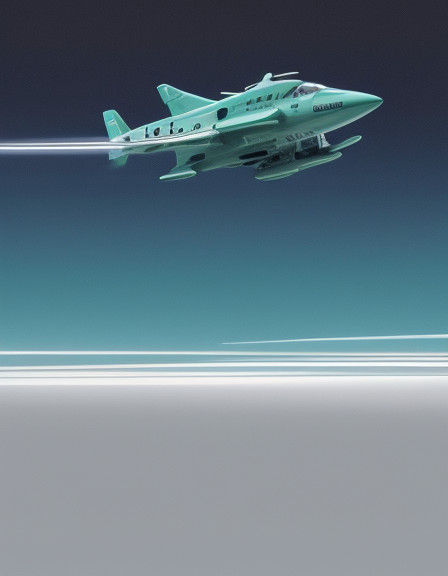 Vintage Retro-Futuristic Dragster in Opal Hues