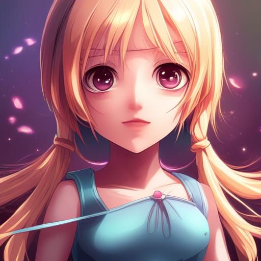 Detailed Anime Baby Portrait in 8K Resolution