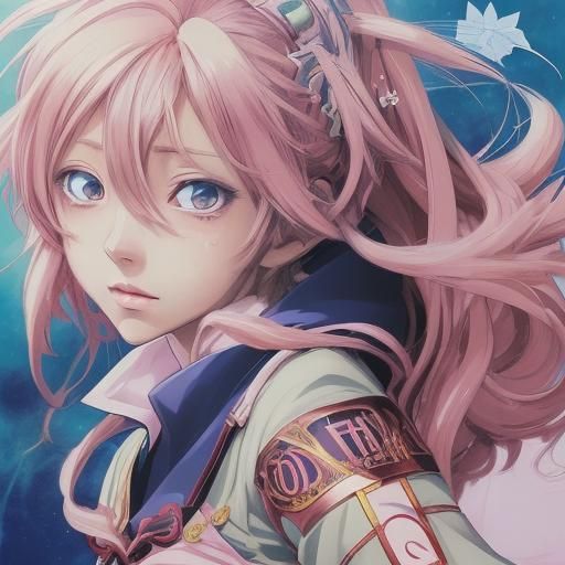 Anime Key Visual Art in Japanese Manga Style