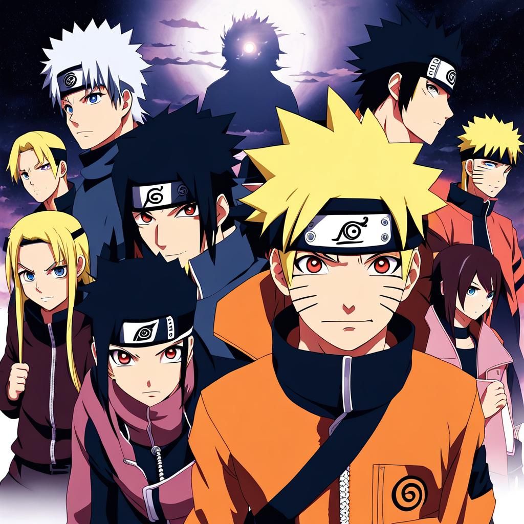 Naruto Anime Key Visual Art