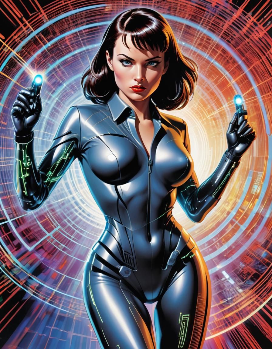 Lara Krentz, cyber-detective: investigating cyber-crimes since 2037 (#435)