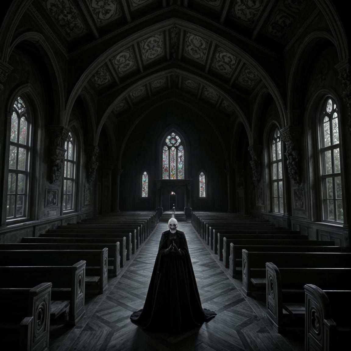 The dark church..