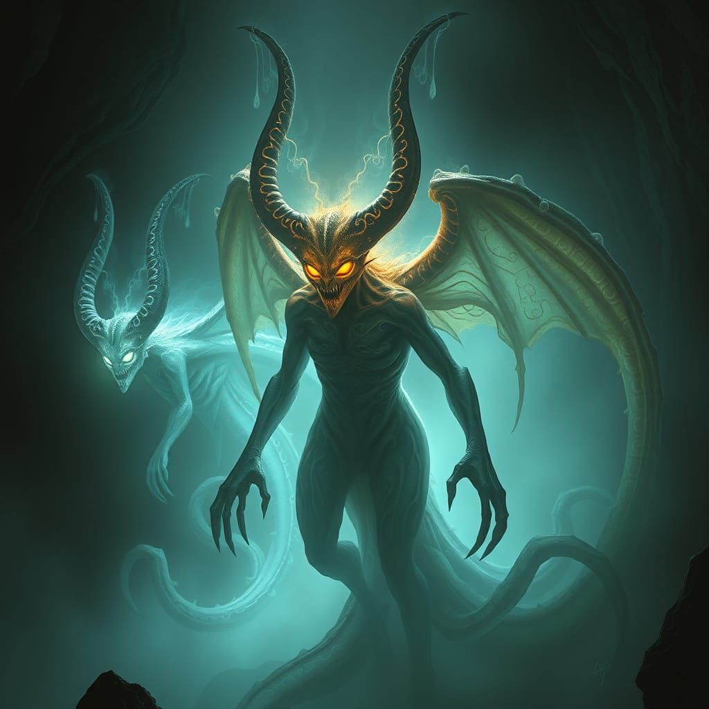 Ethereal Daemons in Mystical Realm