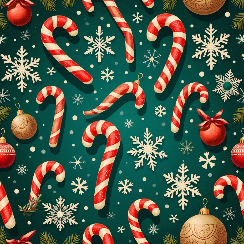 Festive Winter Wonderland Seamless Loop