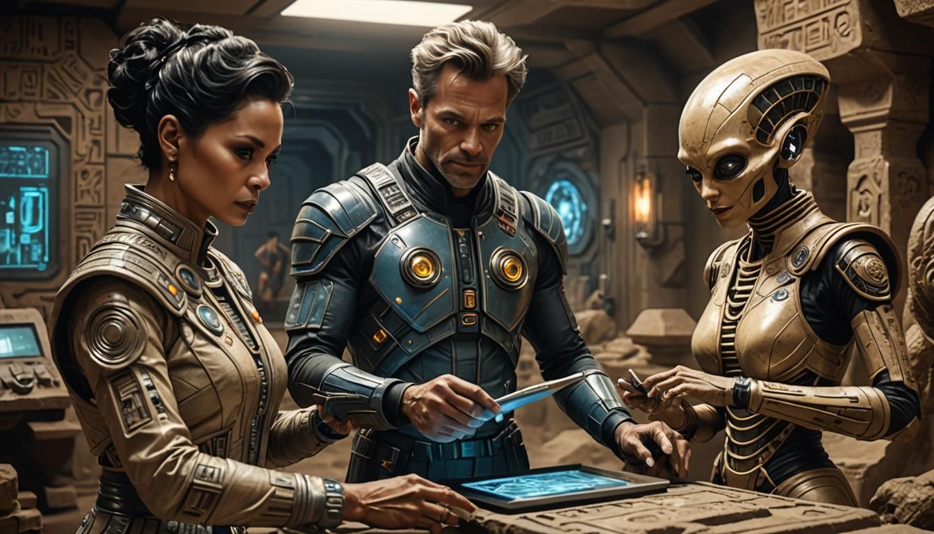 Intergalactic Archeologists Uncover Ancient Alien Relics