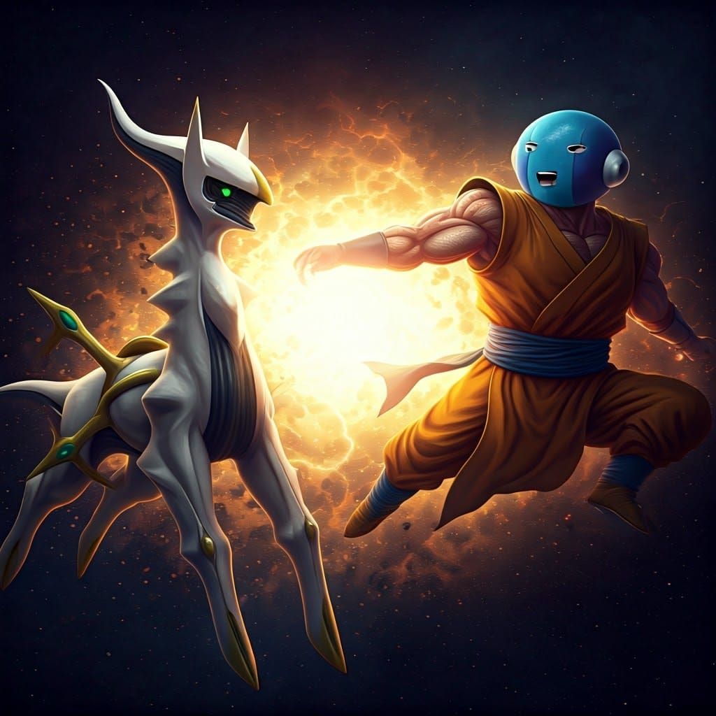 Arceus vs Omni-King Zeno: Hyper-Detailed 3D Animation