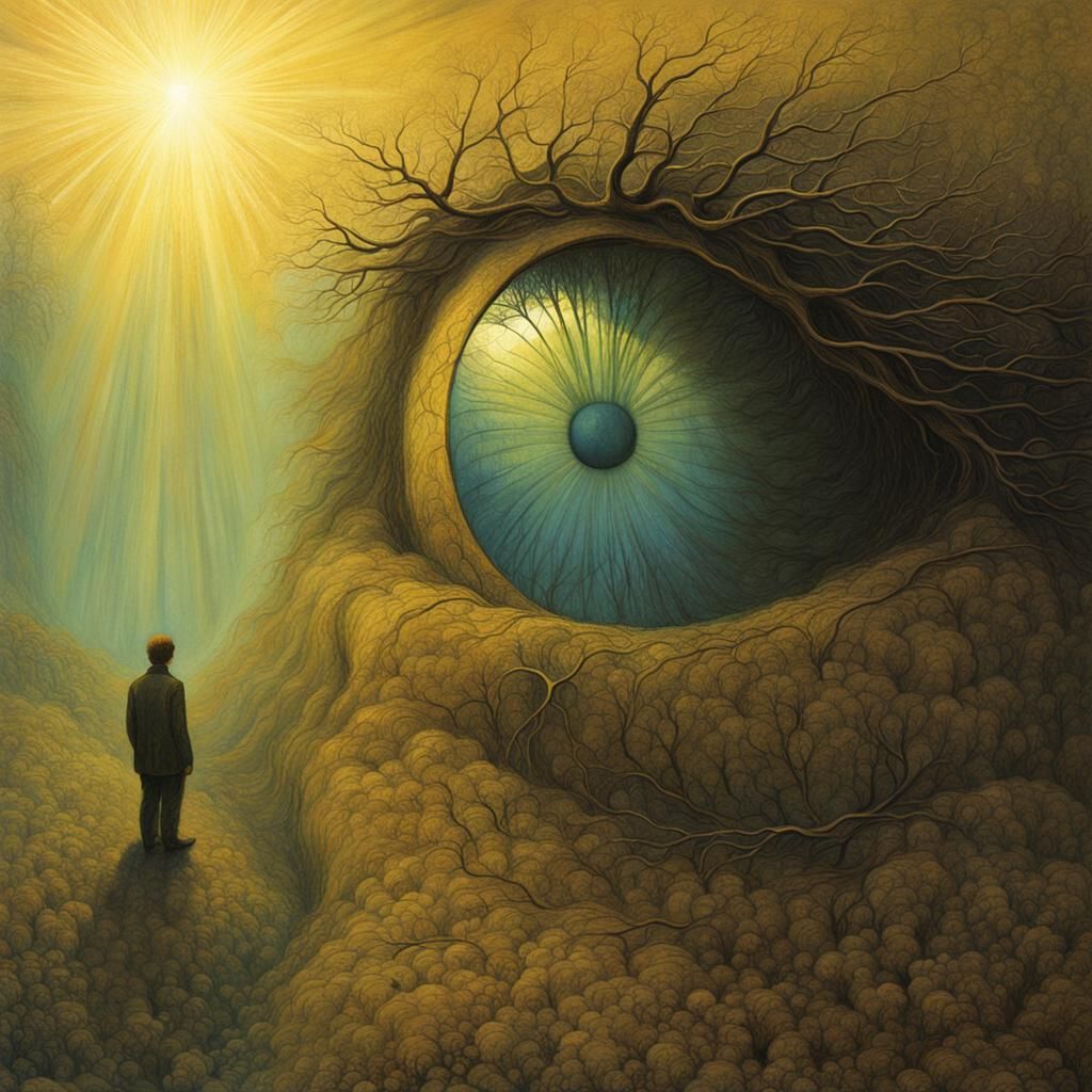 Eye. AI image prompt in my tutorials!