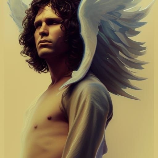 Jim Morrison as Angel: Detailed Concept Art