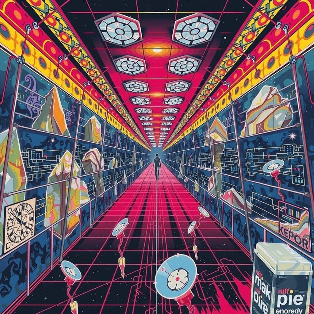 Surreal Bridge Connects Cosmic Archives in Cyberspace