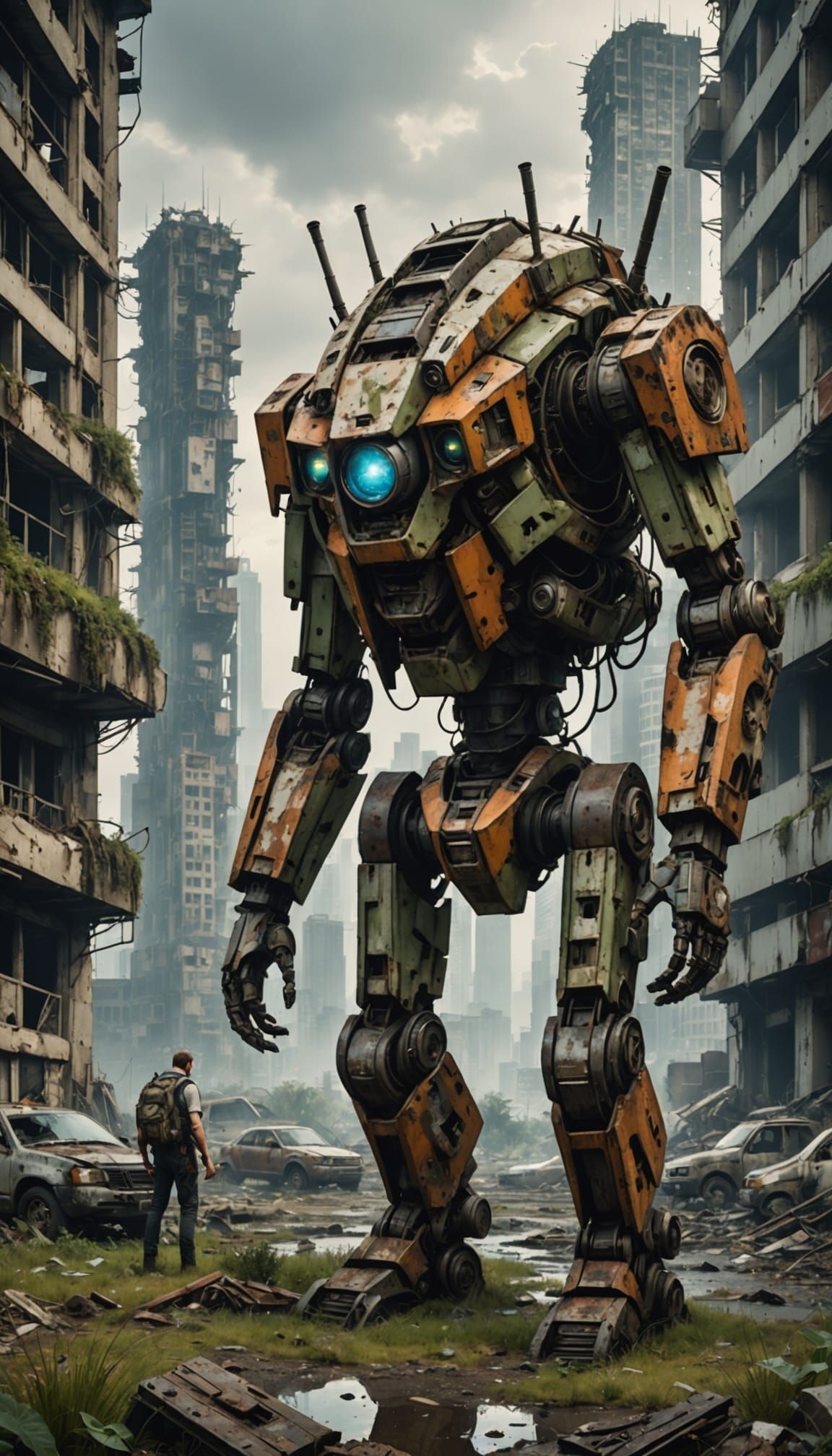 Nature Reclaims a Dystopian Cityscape