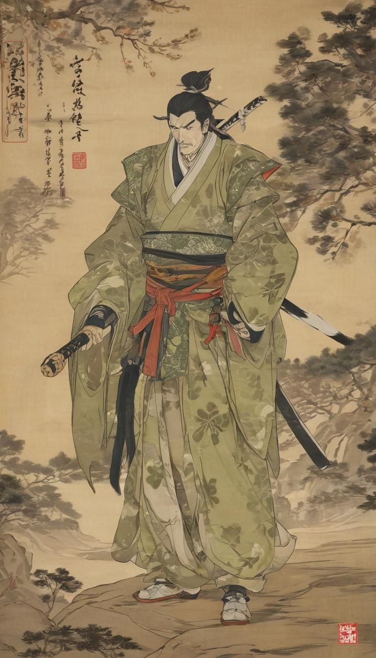 Immense and Fierce Nature in Emaki Style