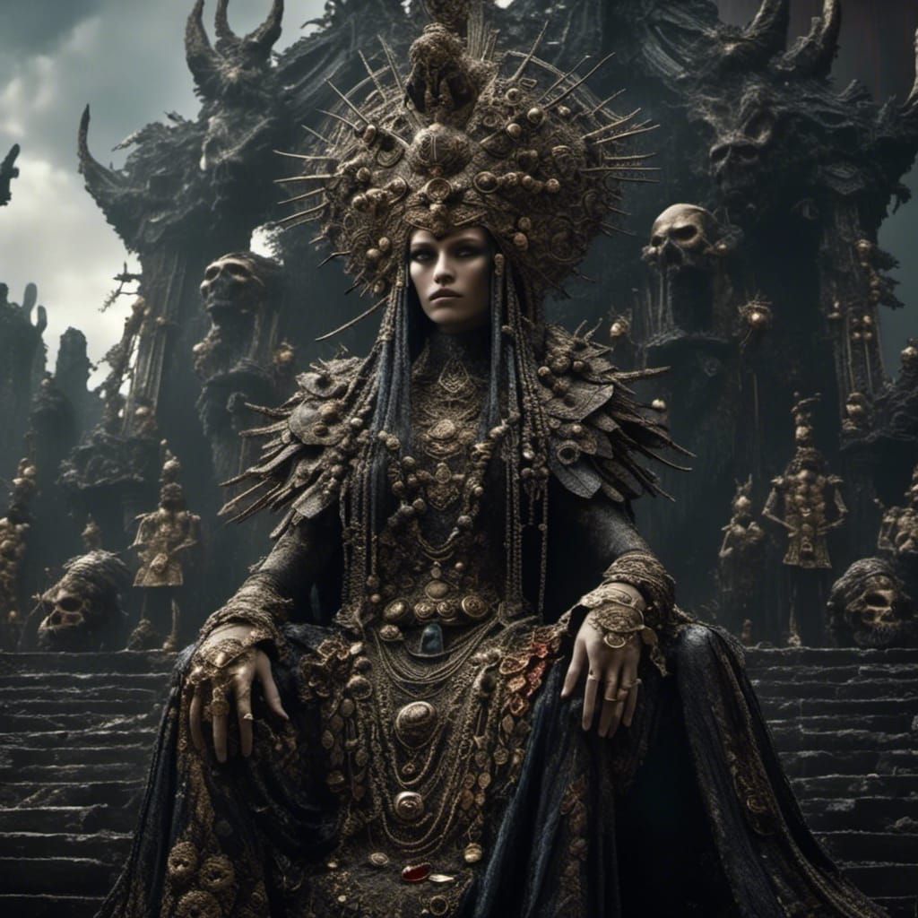 Sumerian God in Dark Fantasy Realism