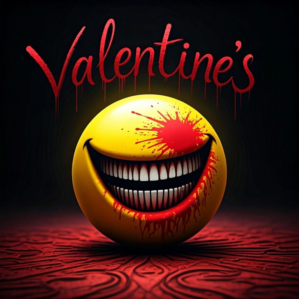 Ominous Yellow Ball with Valentine's Curse