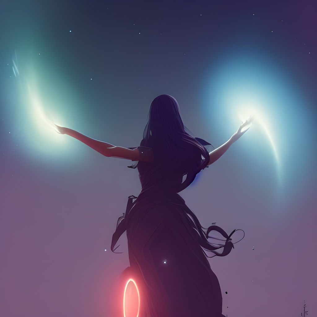 Hand Holding Galaxy: Award-Winning Digital Fine Art