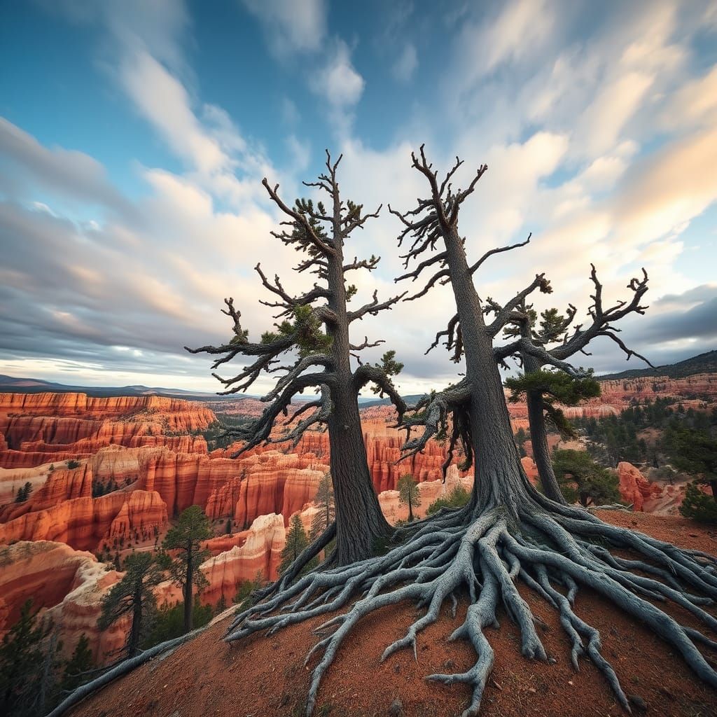 Ancient Bristlecone Pines in Bryce Canyon Photograph