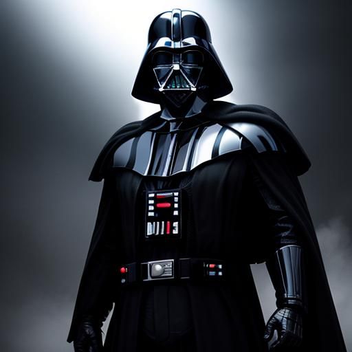 Darth Vader in Dramatic Digital Art