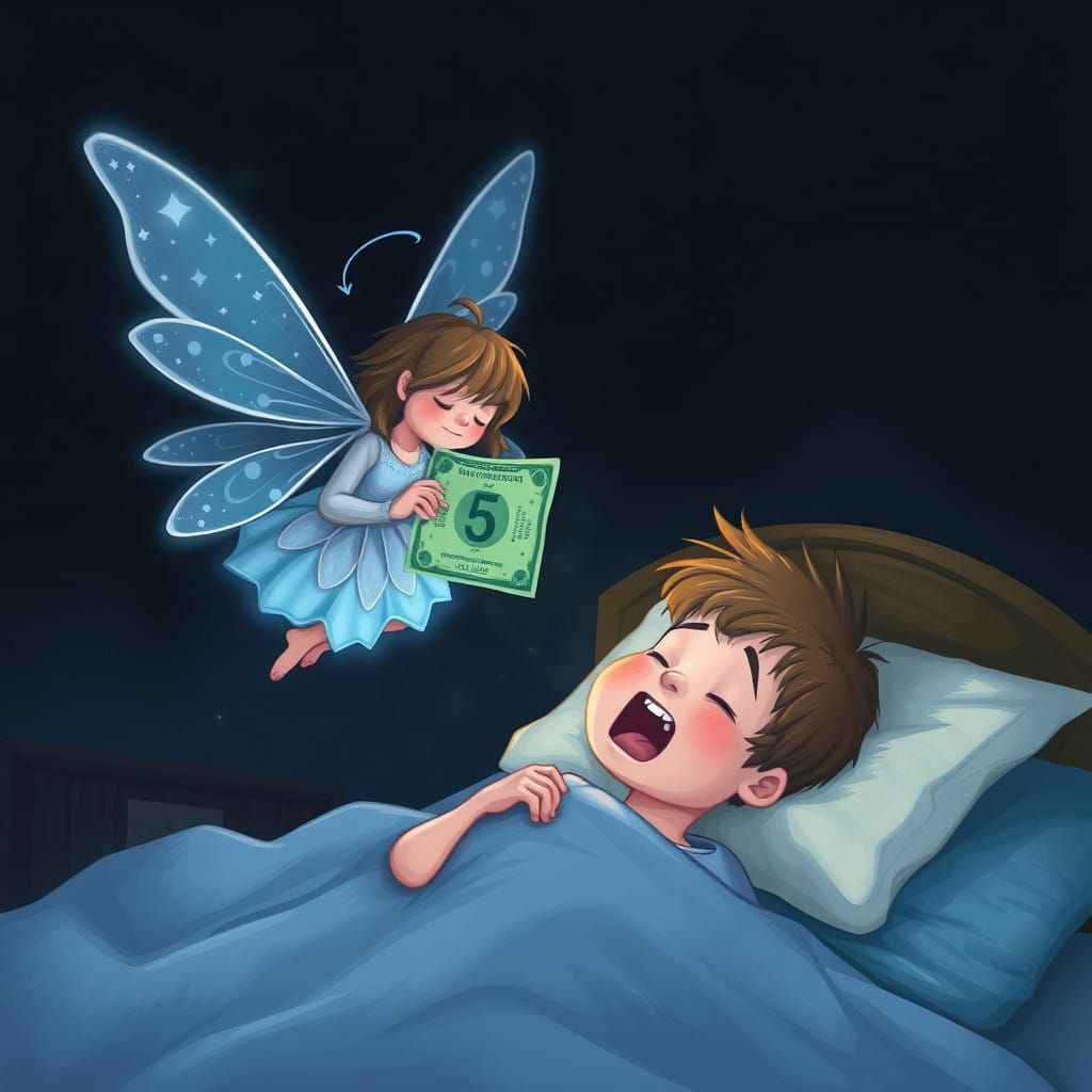 Mystical Tooth Fairy in Midnight Aura