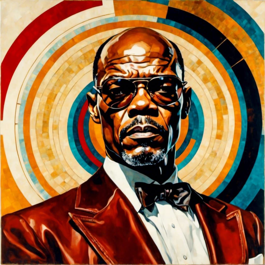 Samuel L. Jackson Pulp Fiction Portrait Collage