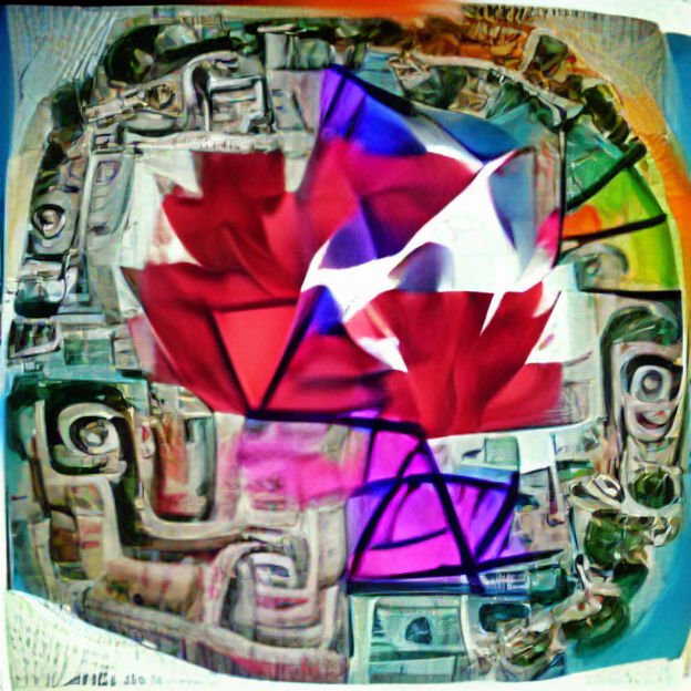 Colorful Circles Generated by AI