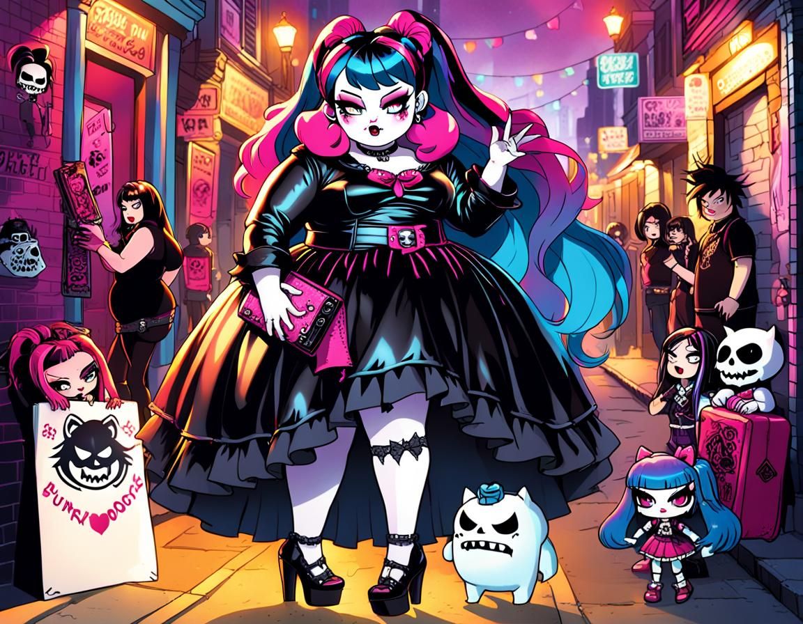 Monster High Dolls in Hong Kong Alley