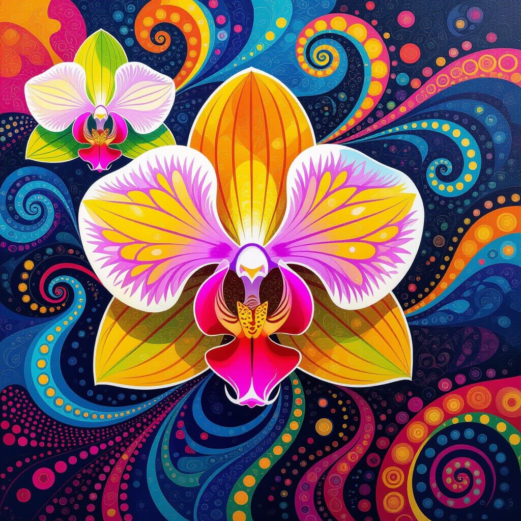 Psychedelic Orchid