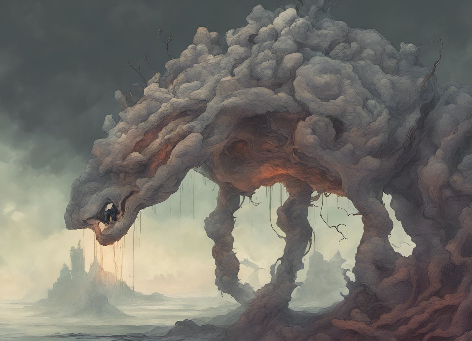 The Thing 1982: Neo-Impressionist Expressionist Art