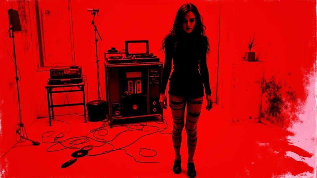 Experimental Noise Ritual: Woman Amidst Broken Records