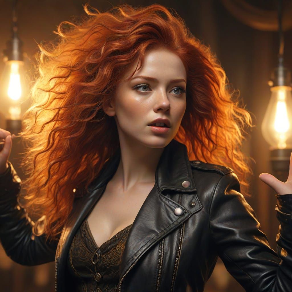 Steampunk Redhead Dances Wildly in Surreal Victorian Fantasy